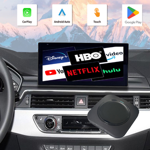 Boîtier AiBox <span class=keywords><strong>Android</strong></span> <span class=keywords><strong>Auto</strong></span> vers <span class=keywords><strong>Android</strong></span> 13 CarPlay filaire pour voitures d'origine, mise à niveau avec 8+128 Go et installation Plug-n-Play - Product Image 1