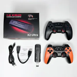 Vente chaude X2 Game Stick 4K X2 ultra Mini Console de jeu vidéo rétro HD 64 Go 37000 Mini Console de jeu classique