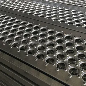 Fabricación de línea completa de rejilla metálica de malla de Aluminio perforado antideslizante