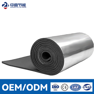 Feuille de mousse de caoutchouc NBR PVC moderne, écologique, ignifuge et isolante thermiquement, avec feuille d'aluminium pour toiture industrielle - Product Image 1