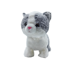 Juguete electrónico interactivo de gato de peluche para niños y niñas, gatito que camina y ladra con control remoto - Product Image 1
