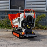 Hightop HT500 Mini-Raupenkipper Gummiketten-Raupentransporter Kipper EPA Kleiner Raupenlader