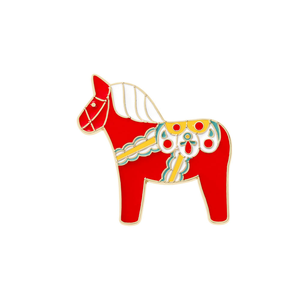 2026 Chinesisches Tierkreiszeichen Pferd Brosche Tierkreiszeichen Pferd Geburtsjahr Emaille Anstecknadel - Product Image 5