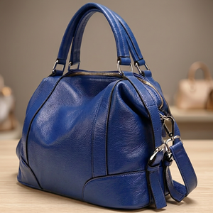 Wedding Parties Valentine's Day Travel BS INTERNATIONAL High Standard Genuine Cow Leather Foldable Zipper Waterproof 3L+ Two - Product Image 2
