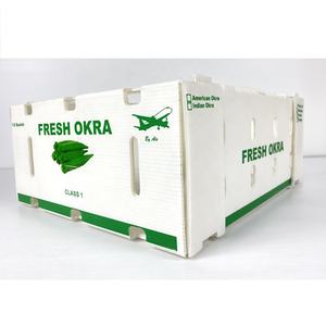 صندوق تعبئة مموج من البولي بروبلين من المصنع لحفظ الخضروات الطازجة والفاكهة والمأكولات البحرية - Product Image 1