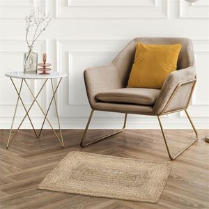 <span class=keywords><strong>Tapis</strong></span> en jute tressé à bord festonné, moelleux et doux, <span class=keywords><strong>pour</strong></span> chambre d'enfant, maison, centre musical, style ethnique vintage, salon, <span class=keywords><strong>sport</strong></span>, 10x12 pieds - Product Image 6