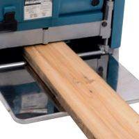 OEM mesin serut kayu 12 inci, sepatu aluminium depan dan belakang presisi alur 1850W 8500RPM mesin ketam kayu listrik