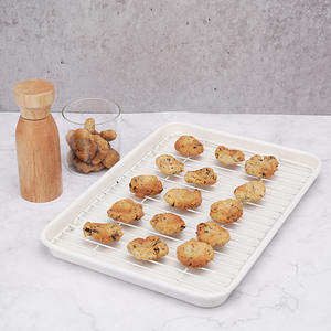 Teglia <span class=keywords><strong>Rettangolare</strong></span> Antiaderente in Acciaio al Carbonio MIXWARES con Griglia per Torte, Pizza, Biscotti - Product Image 3