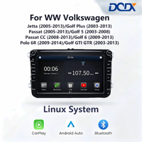 Autoradio pour Volkswagen VW Polo Golf Passat, système Linux 8 pouces, écran multimédia sans fil Android Auto & CarPlay