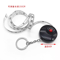 Ruban à mesurer souple mini portable importé d'Allemagne, ruban à mesurer automatique pour vêtements, outils de couture
