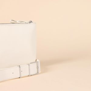 Women's Minimal <b>Crossbody</b> <b>Bag</b> with Adjustable Removable Shoulder Strap Faux Sheepskin Faux Leather <b>Bag</b> - Product Image 2
