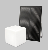 Lampe de jardin LED solaire en résine en forme de pierre, étanche IP65, luminaire extérieur en forme de roche, décoration paysagère