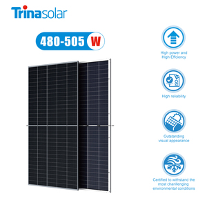 Sistema de paneles solares industriales Trina 480-505W paneles solares baratos paneles solares de China para electricidad doméstica - Product Image 3
