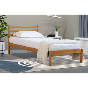 Cadre de lit moderne en bois de pin massif ATLAS Finition peinte aux UV Lits en bois de qualité pour lit king double tailles Meubles de chambre à coucher à bas prix - Product Image 5