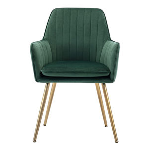 Bắc Âu ăn uống ghế armless bọc cafe ghế khách sạn với vải lanh đệm cho nhà hàng khách sạn Ghế nhung - Product Image 3