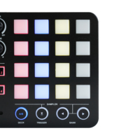 Controlador MIDI de DJ/Consola de Mezcla de Audio Accuracy Pro Audio MID36, Mezclador de DJ, Reproductor MINI DJ USB