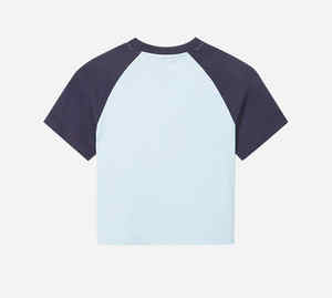 Logo personnalisé T-shirts courts à manches raglan pour femmes - Product Image 3