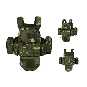 Gilet tactique respirant résistant à l'abrasion pour homme avec ceinture réglable, sangles Molle et système Molle pour les passionnés d'<span class=keywords><strong>airsoft</strong></span> - Product Image 2