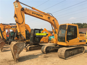 Excavatrice sur chenilles Doosan 150LC-7 d'occasion, d'origine, à prix abordable, avec boîte de vitesses, roulement, PLC, godet de 0,8 m, 15 tonnes, puissance de 93,2 kW - Bon état - Product Image 5