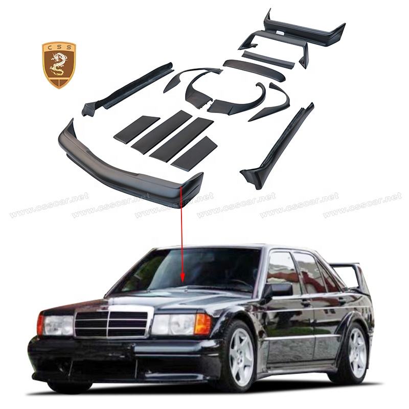 ベンツ190E各種外装部品販売-ドアーフエンダーバンパー等