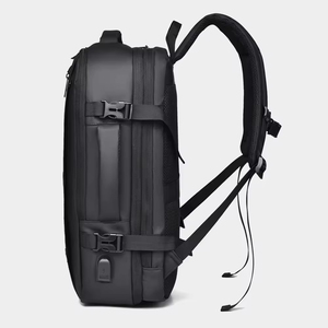 16 Inch Expandable Business Laptop <strong>Backpack</strong> <strong>with</strong> Anti-Theft <strong>Compartment</strong> Waterproof Oxford USB RFID Blocking - Product Image 2