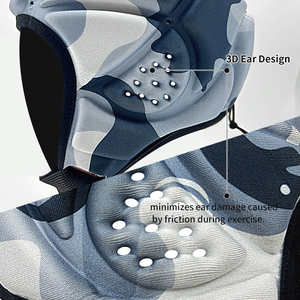 <span class=keywords><strong>Demi</strong></span>-casque à coque souple pour enfants, imprimé personnalisé, drapeau <span class=keywords><strong>de</strong></span> dessin animé, Football, Surf, casque <span class=keywords><strong>de</strong></span> Surf souple, casque d'impact, Rugby, protège-tête - Product Image 2