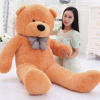 Boneka Teddy Ukuran Besar Kulit Plush Tahan Lama Jahitan Kuat Kulit Menarik Boneka Plush Custom Tanpa Isi Tanpa Kapas Boneka Teddy Ukuran Besar