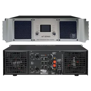 Усилитель MT21500 класса H 2CH большой усилитель мощности 2x1500 Вт 4 вентилятора двухканальный профессиональный усилитель для конференц-зала бар KTV Disco DJ аудио