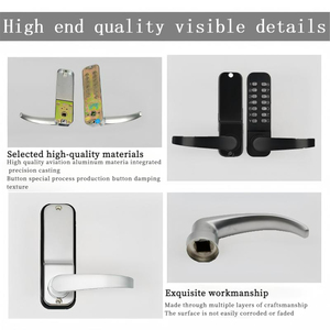 Cerradura de Puerta Digital sin Llave de Nuevo Estilo en Oferta, Alta Seguridad Antirrobo, Aleación de Aluminio Duradera, Impermeable para Exteriores, Intercambiable - Product Image 4