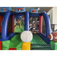 Prix bon marché 4-en-1 sport jeu gonflable interactif jeux de carnaval gonflables pour la fête