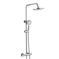 Flg mélangeur de pluie en laiton mural de luxe, ensemble de douche de salle de bain mural chromé quantité minimale de commande
