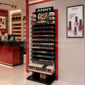 Étagère de présentation multi-niveaux sur pied pour vernis à ongles et produits cosmétiques - Product Image 3