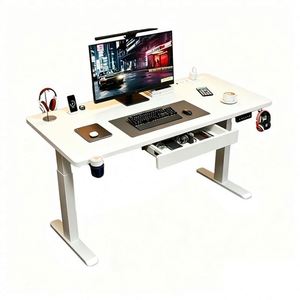 Escritorio Eléctrico de Altura Ajustable con <span class=keywords><strong>Puerto</strong></span> USB, Escritorio para Trabajar de Pie o Sentado, para Oficina en Casa, Directo de Fábrica, Marco de Metal y Madera Sólida - Product Image 4
