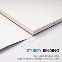 FUTELAI Akademie-Qualität Malpapier 100% Baumwollzellstoff Aquarellpapier Größen 200g 300g 20 Blatt Blockbuch A3 A4 A5 4K 8K 16K 32K