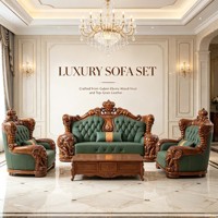 Ensemble de canapés en cuir de vachette avec structure en bois massif moderne, durable, écologique, imperméable, facile à nettoyer, design luxueux et raffiné pour le salon