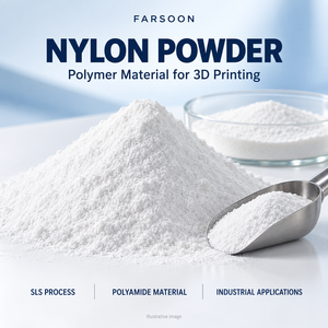 Poudre de nylon pour impression 3D SLS, matériau polymère polyamide pour prototypes fonctionnels et pièces industrielles - Product Image 1