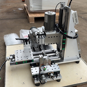 เครื่องกลึงซีเอ็นซีขนาดเล็กสำหรับใช้ในบ้าน พร้อมมอเตอร์เซอร์โว 220V แบบมัลติฟังก์ชั่น ประกอบด้วยระบบกลึง เจาะ และกัดแบบแม่นยำ - Product Image 1