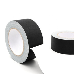 <span class=keywords><strong>2</strong></span> <span class=keywords><strong>pulgadas</strong></span> logotipo personalizado impreso bajo brillo acabado mate tela respaldo negro blanco vinilo gaffers <span class=keywords><strong>cinta</strong></span> gaffer <span class=keywords><strong>cinta</strong></span> para vídeo y película - Product Image 2