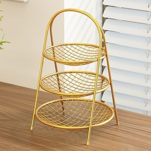 Plateau à fruits pour salon, table basse, boîte <span class=keywords><strong>de</strong></span> rangement pour collations, panier, support à desserts multi-niveaux, haut <span class=keywords><strong>de</strong></span> gamme, exquis - Product Image 1