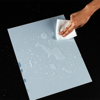 Feuille de plastique rigide transparente PE/PET de 0,5 mm/1 mm/3 mm, qualité alimentaire, matière vierge, pour découpe, traitement et emballage