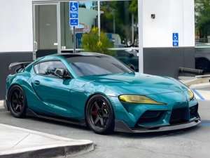 Kit de carrosserie en fibre de carbone de style AG pour <span class=keywords><strong>Toyota</strong></span> pour <span class=keywords><strong>Supra</strong></span> A90 A91 Mk5 Jupe latérale de lèvre avant Spoiler arrière Aile arrière Pare-chocs arrière - Product Image 3