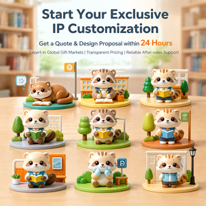 MEIYAN ODM Campus Animal IP Cajas Sorpresa Personalizadas al por Mayor, Figuras <span class=keywords><strong>de</strong></span> <span class=keywords><strong>Acción</strong></span> Lindas para Regalos <span class=keywords><strong>de</strong></span> Graduación - Product Image 6