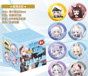 เข็มกลัดโลหะขนาด 58 มม. ลายการ์ตูนจิ๋ว บาจิ ปีศาจ คิเมทสึ ไคเซ็น โกคู ลูฟี่ โคนัน มิกุ ไฮคิว คาปิบารา ของขวัญในกล่อง อนิเมะ - Product Image 2