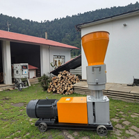 Petite machine à granulés de paille pour animaux, moteur diesel, fabrication de granulés d'aliments pour bétail, pelletiseur diesel