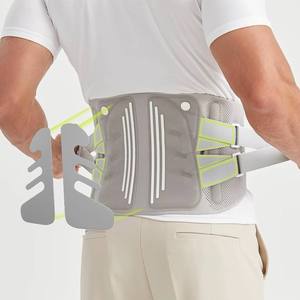 Cinturón de Soporte Lumbar Curvo Ajustable Antideslizante de Spandex y Nailon para Hombres/Mujeres, Protección para el Dolor Lumbar - Product Image 6