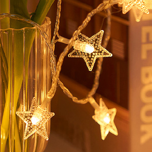 Wholesale Rainbow Star String <b>Lights</b> Cute 3D LED Fairy <b>Lights</b> Glittery Adhesive Design for Kids Room Baby <b>Shower</b> Bedroom Party - Product Image 2