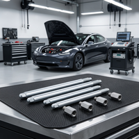 Outils automobiles : Kit de 8 tiges de guidage en acier pour l'alignement de la batterie Tesla Model 3/Y – Installation sûre et précise de la batterie haute tension