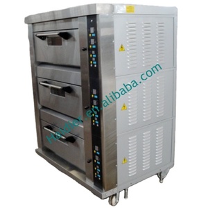 <span class=keywords><strong>Horno</strong></span> de Pizza de 3 Niveles a Gas, <span class=keywords><strong>Horno</strong></span> de Panadería Usado - Product Image 1