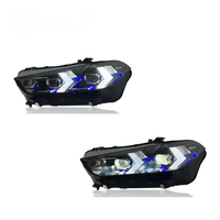 Phares avant à LED modifiés avec projecteur de clignotants et feux de jour (DRL) à LED en forme de flèche, compatibles avec BMW X5 G05 19-25, accessoires automobiles