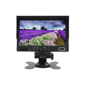 7inch 2 way video input stand alone monitor with sunvisor